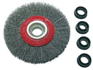 PROLINE Szczotka tarczowa z drutu falowanego z otworem 22mm, 200mm 32549