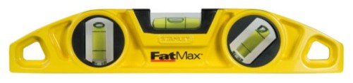 STANLEY Poziomica z magnesem FatMax Torpedo 22cm, 3 libelki  43-603