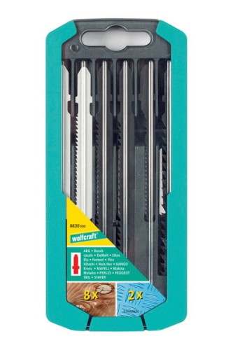 WOLFCRAFT Zestaw brzeszczotów - uchwyt T [6 szt.] 8630000