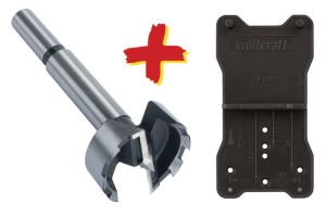 WOLFCRAFT Wiertlo Forstner  śr. 35 mm + szablon 8728000