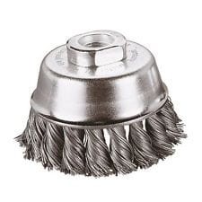 WOLFCRAFT Szczotka czołowa ze stali  nierdzewnej spleciona śr. 65mm na szlifierkę kątową M14 2700000