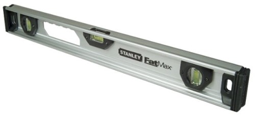 STANLEY Poziomica I-BEAM FatMax Silver z magnesem 120cm, 3 libelki  42-135