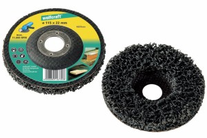 WOLFCRAFT Uniwersalna tarcza czyszcząca na szlifierke kąt. 115x22 mm 1673000