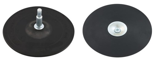 PROLINE Dysk gumowy 125mm z trzpieniem ze śrubą 27034