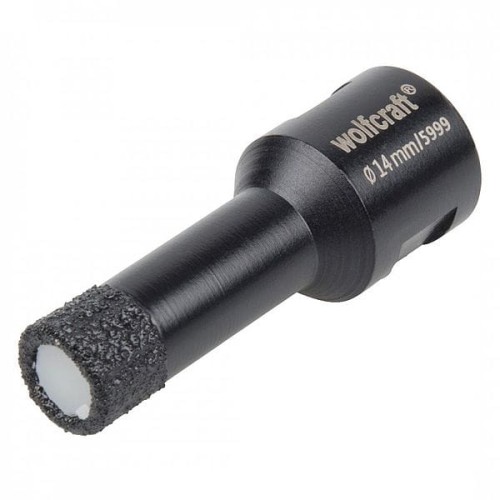 WOLFCRAFT Otwornica diamentowa śr. 14mm CERAMIC do szlifierki kątowej 5999000