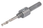 WOLFCRAFT Trzpień mocujący sześciokątny  z wiertłem centrującym dla wkładów do otwornic uniwersalnych gwint 5/8" 5956000