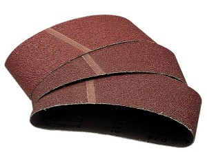 WOLFCRAFT Komplet 5szt płóciennych taśm szlifierskich 76 x 457mm Gr. 40; 80; 120 8415000