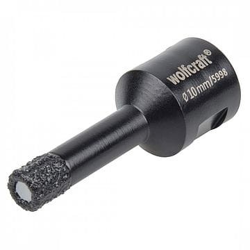 WOLFCRAFT Otwornica diamentowa śr. 10mm CERAMIC do szlifierki kątowej 5998000