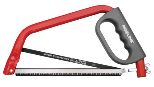 PROLINE Piła do drewna i metalu kabłąkowa 300mm, 2 brzeszczoty 64132
