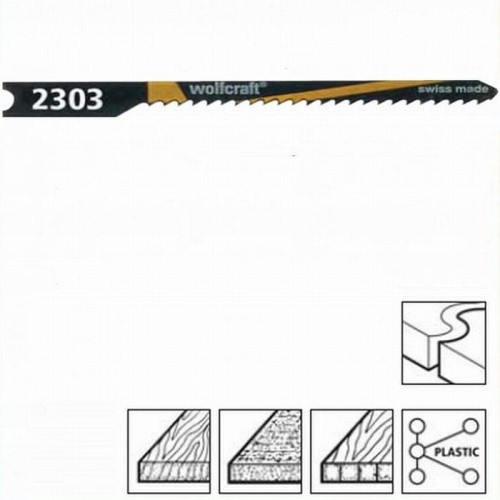 WOLFCRAFT Komplet 2 szt. brzeszczotów do wyrzynarki 2303000