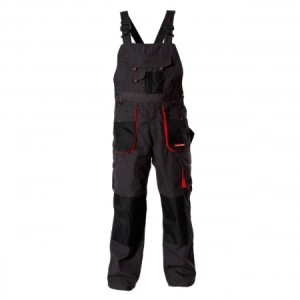 LAHTI PRO Spodnie robocze ogrodniczki, rozmiar L /LPSR0252/