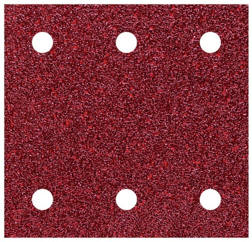 WOLFCRAFT Kpl. 10 arkuszy ściernych perfor.  Gr. 60 120 240 100x115mm 1761000