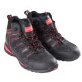 LAHTI PRO Trzewiki buty robocze czarno-czerwone rozmiar 45 /L3010745/