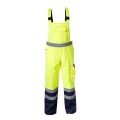 LAHTI PRO Spodnie ogrodniczki ostrzegawcze letnie żółte rozmiar XXXL /L4110506/