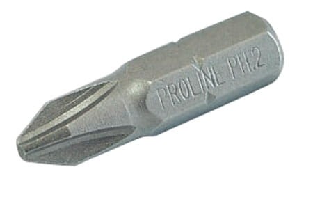 PROLINE Bity 25mm do śrub Phillipsa, PH1, 25szt 10621