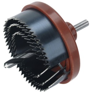 WOLFCRAFT Otwornica do płyt gipsowych 3-części śr. 40; 54; 65mm głębokość cięcia 18mm 2169000