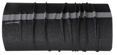 LAHTI PRO Chusta wielofunkcyjna czarna z pasem odblaskowym /L1030300/