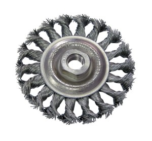 PROLINE Szczotka tarczowa z drutu skręcanego z gwintem M14 100mm 32530