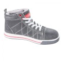 LAHTI PRO Trzewiki buty robocze zamszowe szaro-czerwone rozmiar 41 /L3010841/