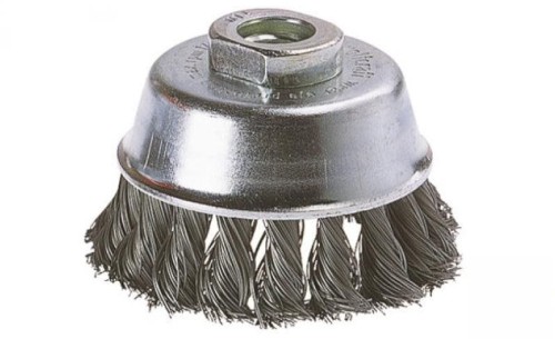 WOLFCRAFT Szczotka druciana tarczowa do szlifierek kątowych M14 śr. 100mm 2150000