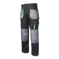 LAHTI PRO Spodnie robocze czarno-zielone, 100% Bawełna,  rozmiar XL (56) /L4050656/