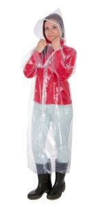 LAHTI PRO Płaszcz przeciwdeszczowy z kapturem  rozmiar uniwersalny M-XL /LPPP01U/