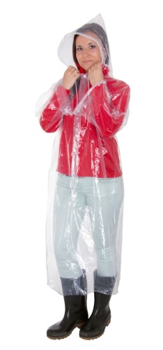 LAHTI PRO Płaszcz przeciwdeszczowy z kapturem  rozmiar uniwersalny M-XL /LPPP01U/