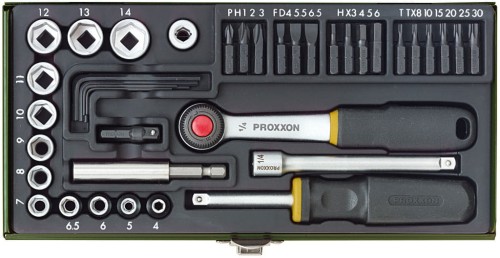 PROXXON Zestaw mechaniki precyzyjnej 1/4 23070