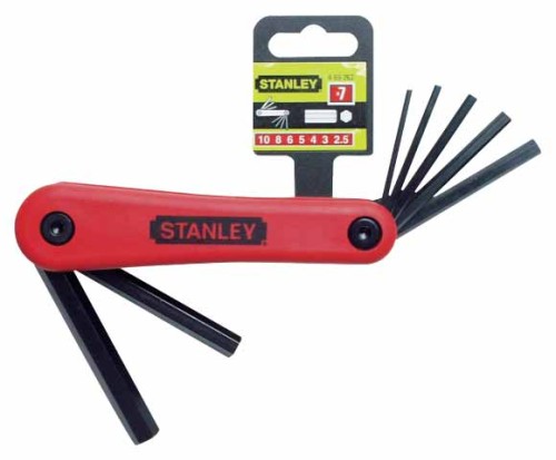 STANLEYZestaw kluczy sześciokątnych, składany - 7szt. (2,5-10mm)  69-262