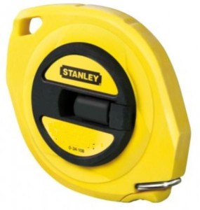 STANLEY Miara stalowa 10m - obudowa zamknięta  34-102