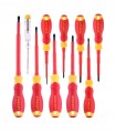 STANLEY Zestaw 10szt wkrętaków płaskich/ krzyżowych 1000V 60-032
