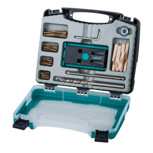 WOLFCRAFT Zestaw Przyrząd do niewidocznych połączeń w drewnie Under Cover Jig 4642000