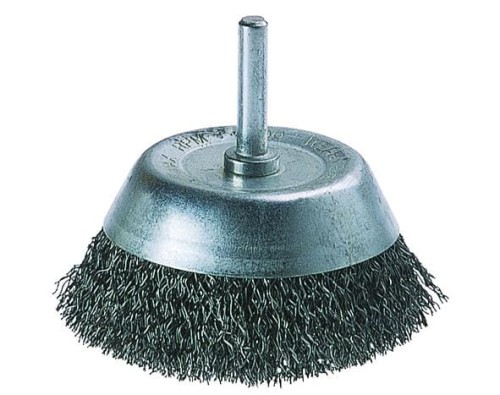WOLFCRAFT Szczotka drut.czolowa trzpień 6 mm śr.  80 mm 2109000