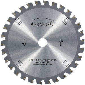 ABRABORO Piła PROFI 350x3,5/2,5 x 30, 24 zęby, do drewna z gwoździami 46603524