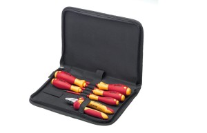 WIHA Piórnik Zestaw narzędzi dla elektryków, 6 części 33969