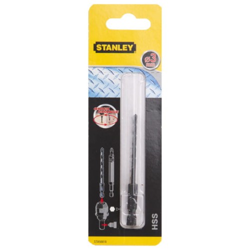 STANLEY Wiertło do metalu HSS z uchwytem sześciokąt. fi=2.5 mm STA50013