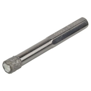 WOLFCRAFT Wiertło diamentowe do płytek 10 mm, z parafiną 5993000
