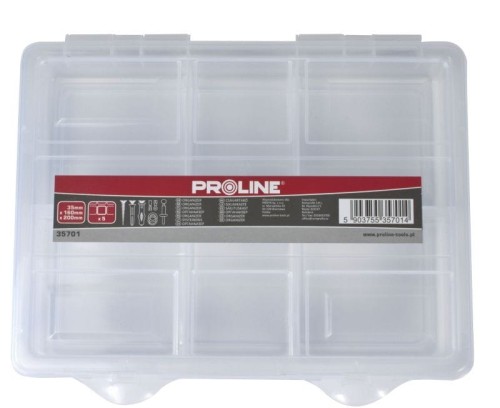 PROLINE Organizer 5 przegródek, 35x160x200mm 35701