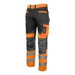 LAHTI PRO Spodnie ostrzegawcze  robocze Slim Fit roz. 3XL /L4051206/