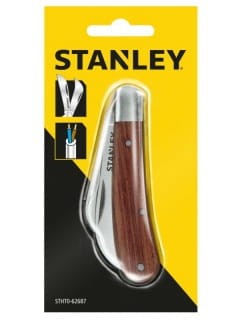 STANLEY Nóż z podwójnym ostrzem dla elektryków 70 mm 62-687