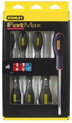 STANLEY Zestaw wkrętaków FatMAx (PŁ, PZ) - 6szt.  65-428