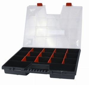 PROLINE Organizer 49 z rączką 18 przegródek, 65x390x490mm 35710