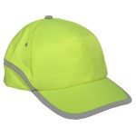 LAHTI PRO Czapki z daszkiem żółta, 12szt /L1010200/