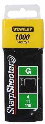 STANLEY Zszywki typ G 4/11/140 14mm 1000szt. TRA709T1