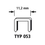 WOLFCRAFT Kpl. 3000  Zszywki stal typ53 8mm 7017000