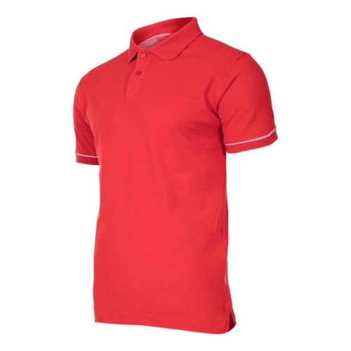 LAHTI PRO Koszulka polo czerwona bawełniana rozmiar M  /L4030702/