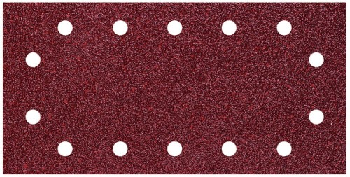 WOLFCRAFT Kpl. 5 arkuszy ściernych mocowanie na rzep perforowane Gr. 80; 115x230mm 3184000