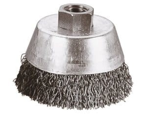 WOLFCRAFT Szczotka czołowa ze stali  nierdzewnej śr. 65mm na szlifierkę kątową M14 2702000