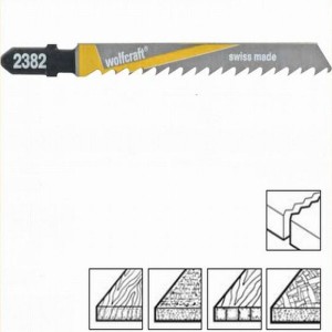 WOLFCRAFT Komplet 2 szt. brzeszczotów do wyrzynarek 2382000