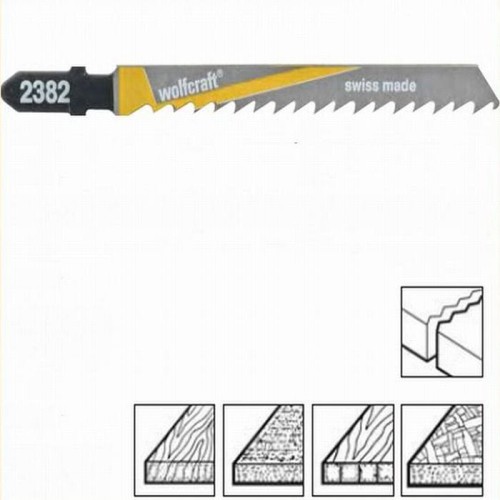 WOLFCRAFT Komplet 2 szt. brzeszczotów do wyrzynarek 2382000